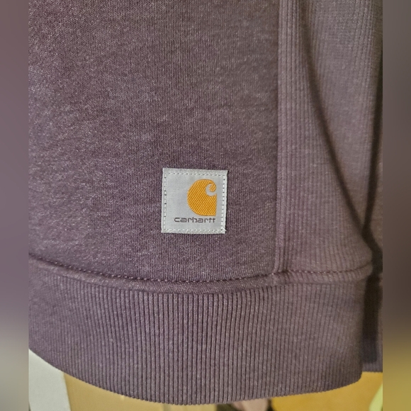 NWOT Carhartt Heather Purple Women's Sweatshirt - Picture 2 of 7